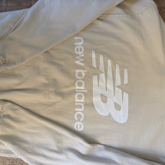 New Balance Cream Hoodie - Picture 4 of 4